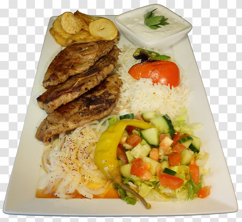 Mediterranean Cuisine Lunch Souvlaki Costa Rican Asian - Iskender Transparent PNG