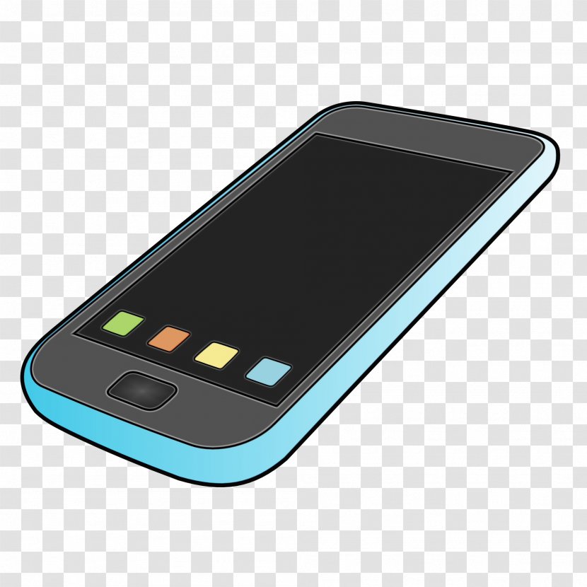 Feature Phone Smartphone IPhone Telephone Clip Art - Portable Communications Device Transparent PNG