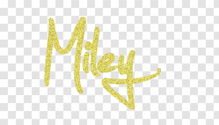 Font Body Jewellery Miley Cyrus - Text Transparent PNG