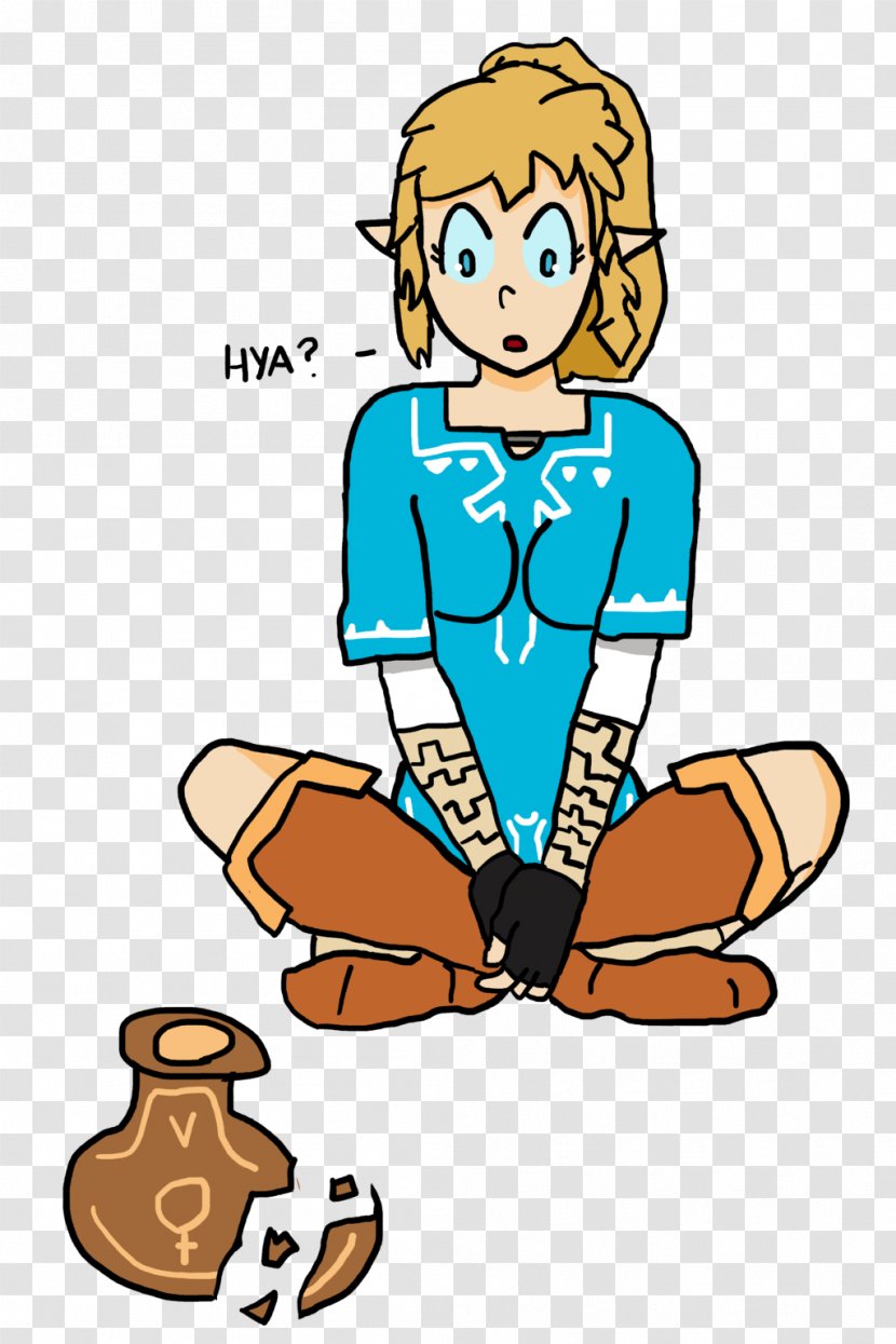 The Legend Of Zelda: Breath Wild Link DeviantArt Drawing - Male - Zelda Transparent PNG