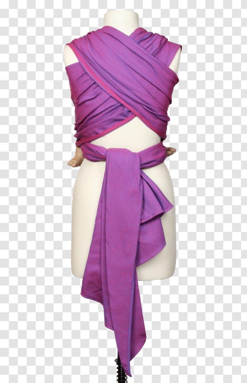 Baby Sling Transport Infant Shades Of Purple - Shoulder - Year-end Wrap Material Transparent PNG