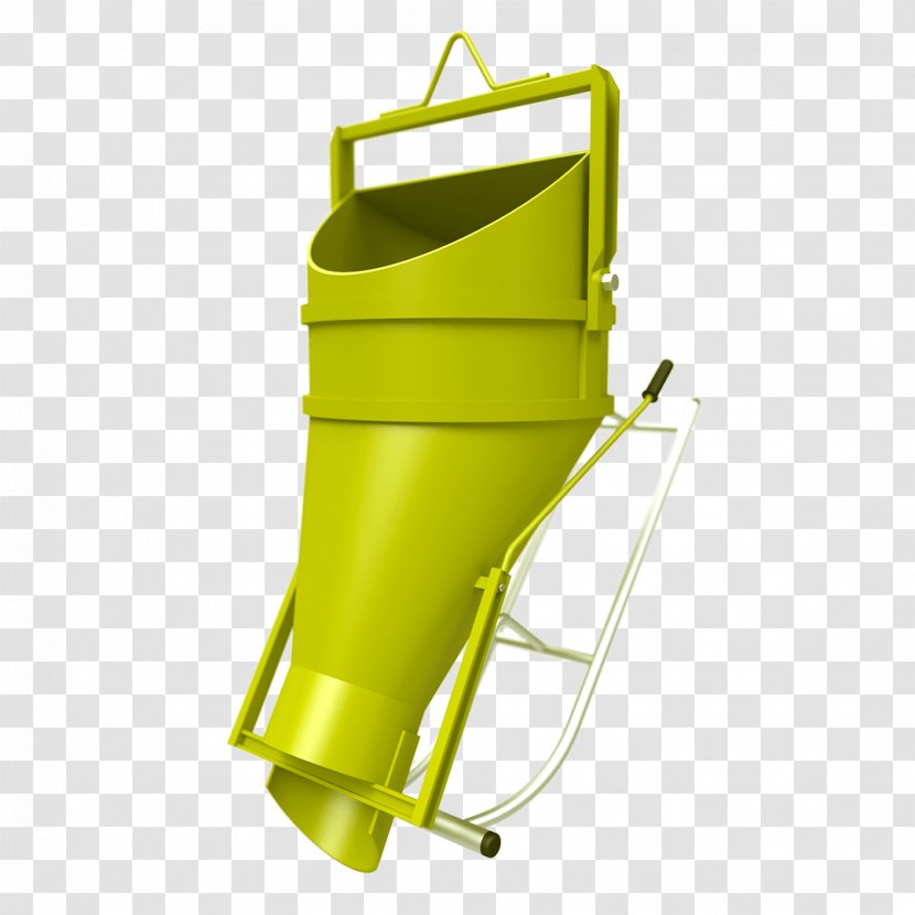 Reinforced Concrete Column Bucket Material Crane - Rendering Transparent PNG