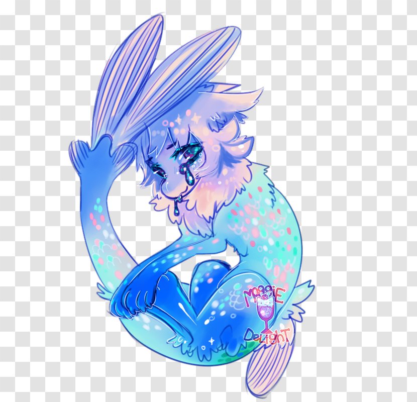 Mermaid Fish Marine Mammal Cartoon - Art Transparent PNG