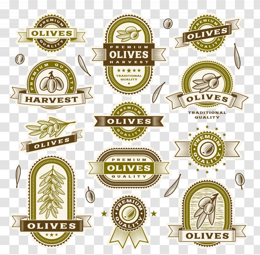 Apple Royalty-free Vintage Clip Art - Brass - Beautifully Retro Olive Branch Icon Transparent PNG