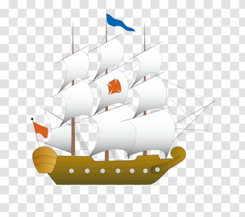 Sailing Ship Adobe Illustrator - Sail - Transparent Vector Transparent PNG