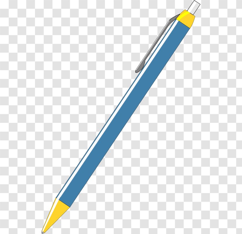 Ballpoint Pen Paper Clip Art - Free Content - Usf Clipart Transparent PNG