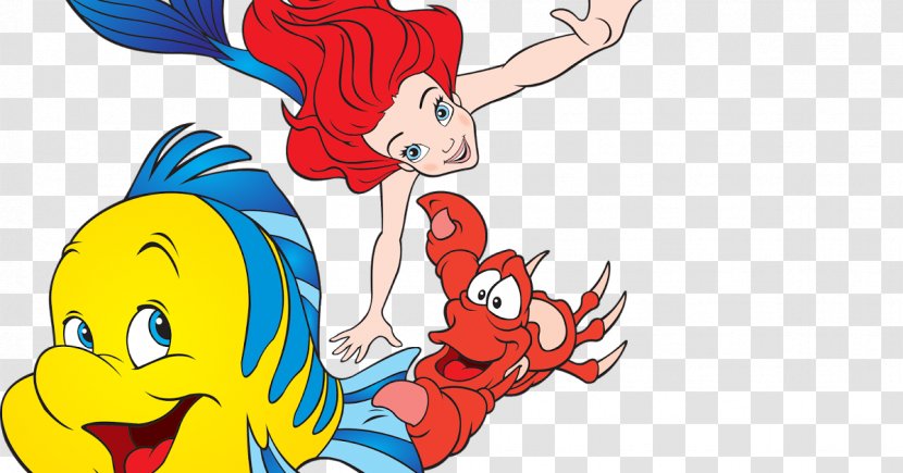 Ariel Sebastian The Little Mermaid Clip Art - Cartoon Transparent PNG