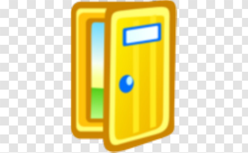 Door Clip Art Desktop Wallpaper - Yellow Transparent PNG