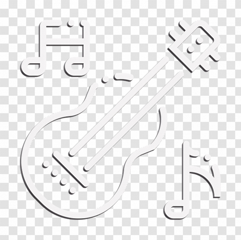 Guitar Icon Wedding Icon Transparent PNG