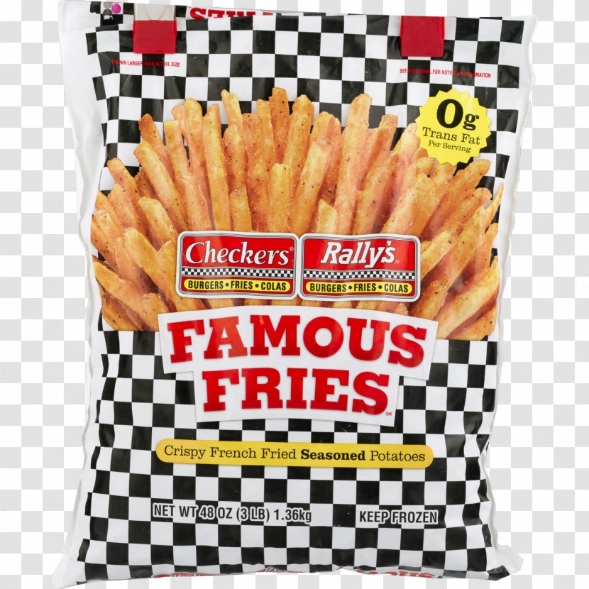 French Fries Checkers And Rally's Fried Chicken Hamburger Frying - Snack Transparent PNG