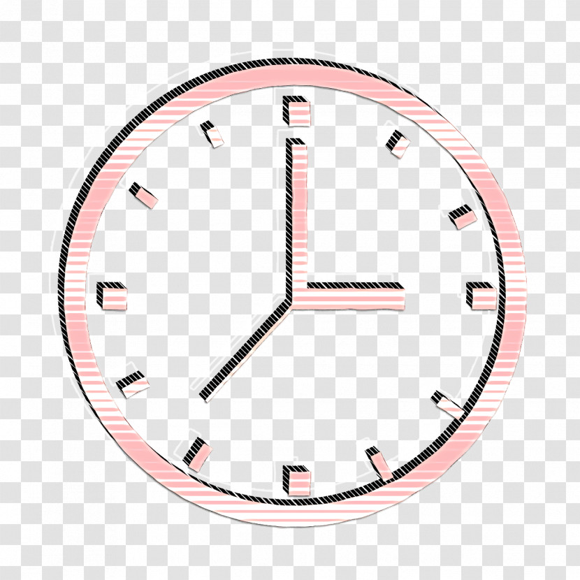 Circular Clock Tool Icon Education Icon Clock Icon Transparent PNG