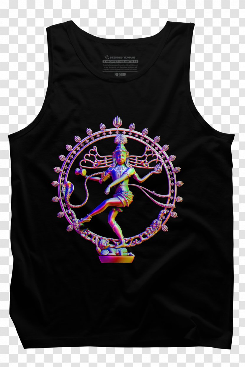 T-shirt Shiva Hoodie Nataraja - Purple - Little Girls Worship To Lord Transparent PNG