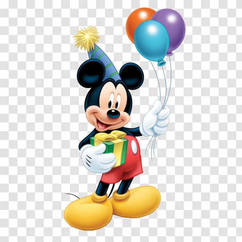 Mickey Mouse Minnie Balloon Standee Birthday - Clubhouse Transparent PNG