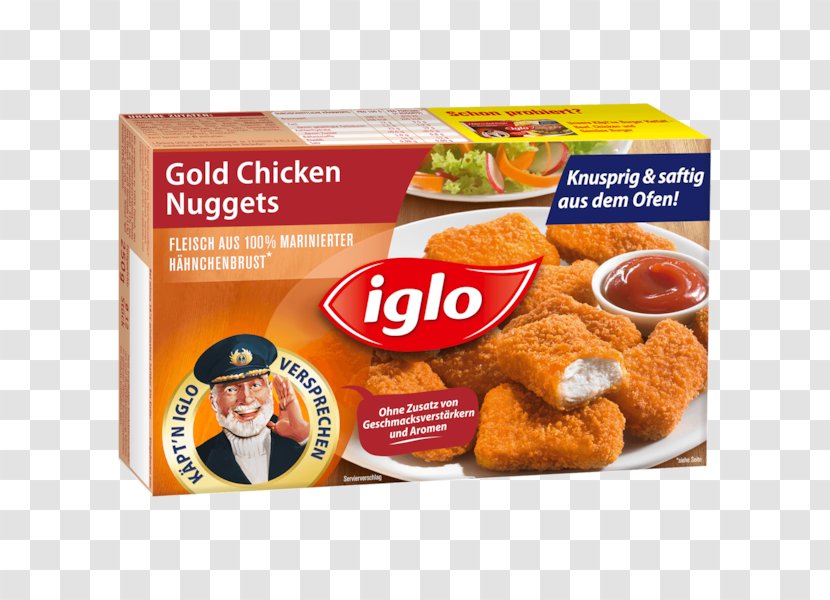 McDonald's Chicken McNuggets Nugget Buffalo Wing Iglo - Cuisine - Gold Transparent PNG