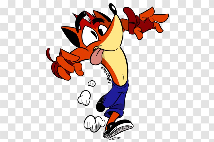 Beak Cartoon Clip Art - Crash Bandicoot Illustration Transparent PNG