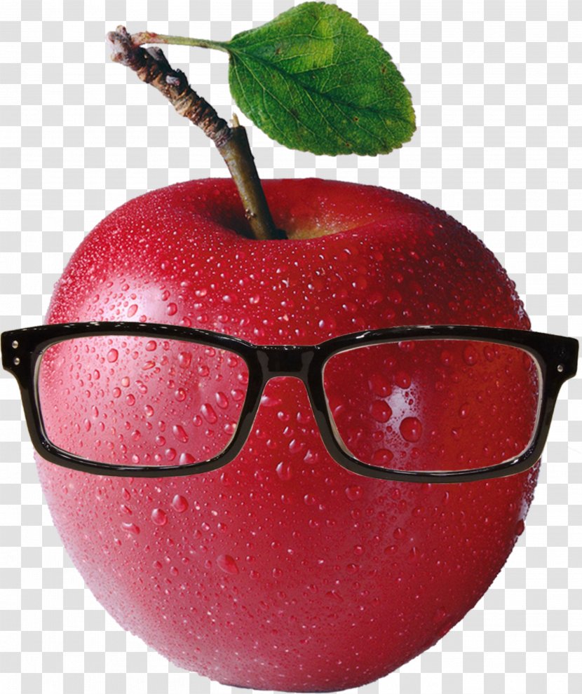 Near-sightedness Eye Presbyopia Visual Acuity Intervenu021bie Chirurgicalu0103 - Natural Foods - Apple Glasses Transparent PNG