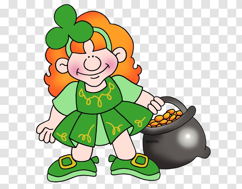 Leprechaun Saint Patrick's Day Clip Art - Tree Transparent PNG