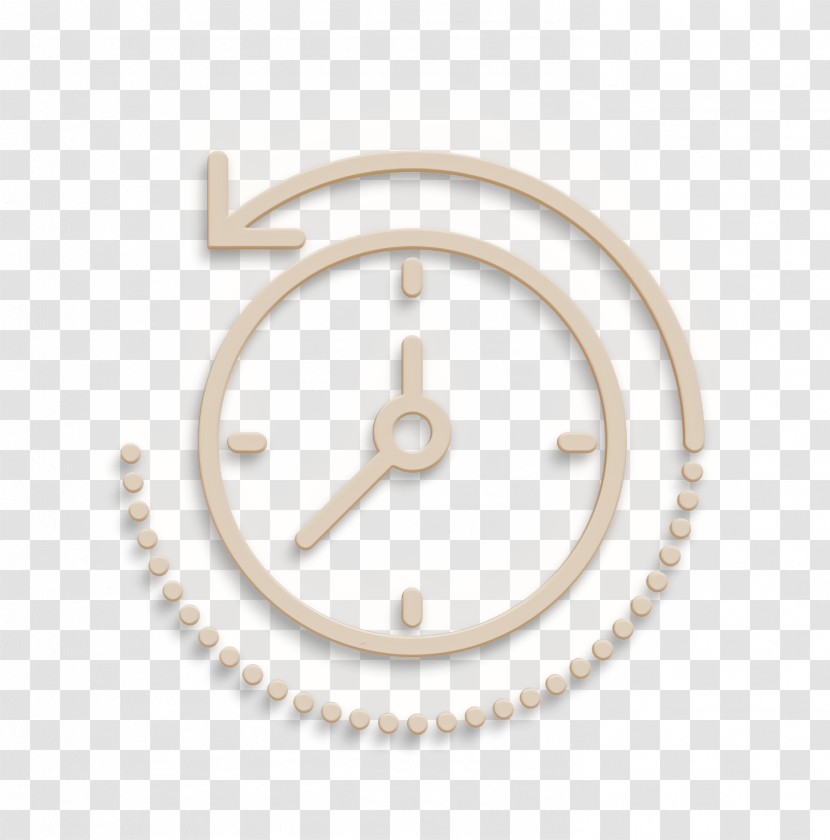 Business Icon Rewind Time Icon Clock Icon Transparent PNG