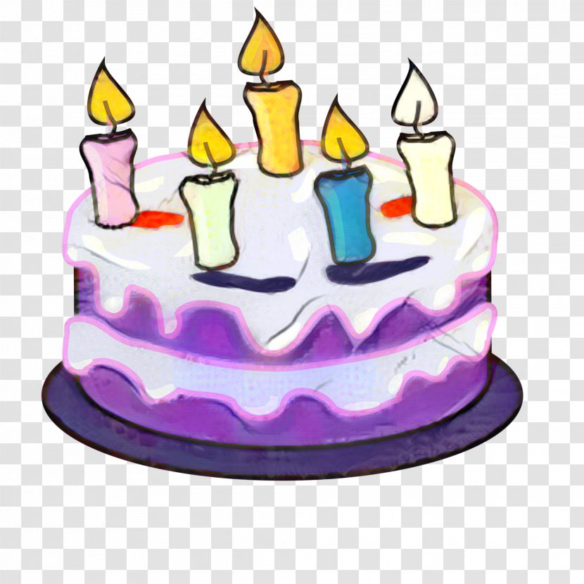 Birthday Cake Drawing - Fondant - Cuisine Buttercream Transparent PNG