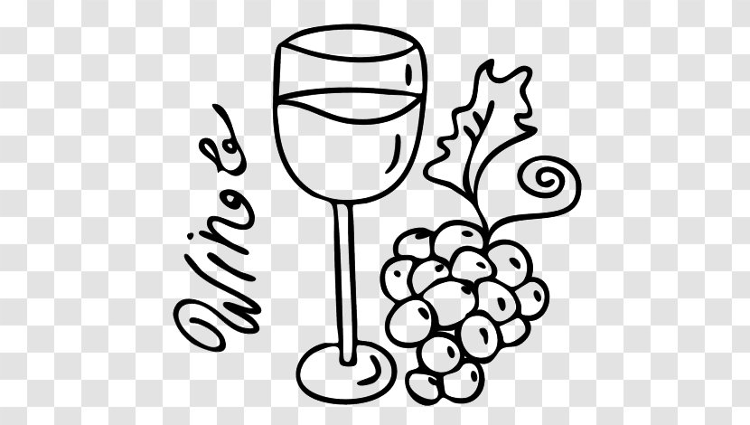 Wine Glass Drawing Bottle Coloring Book - Grape Transparent PNG