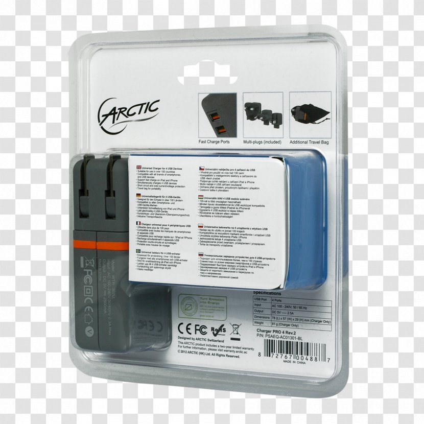 Battery Charger Arctic United States Computer Hardware USB - Electronic Device Transparent PNG
