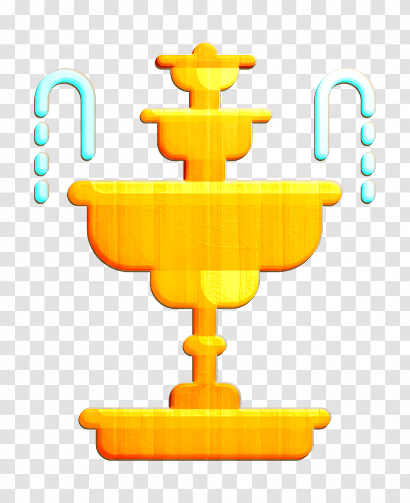 City Icon Fountain Icon Transparent PNG