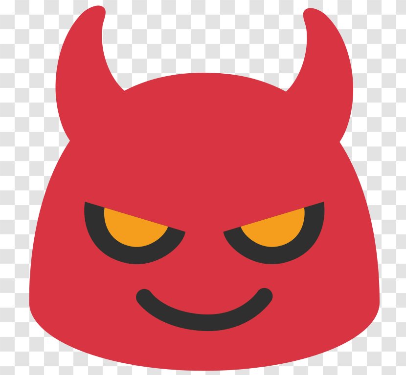 Emoji Clip Art Emoticon Smiley Devil - Blob Transparent Png