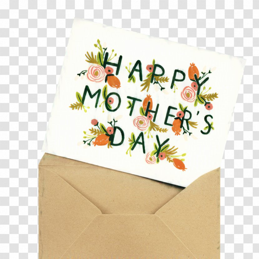 Paper Greeting & Note Cards Design Rectangle Font - Mother - Mothers Day Transparent PNG