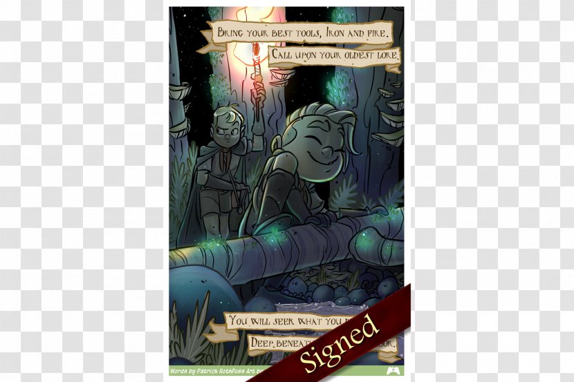 Penny Arcade Fiction Comics The Kingkiller Chronicle Fantasy - Action Toy Figures - Forest Floor Transparent PNG