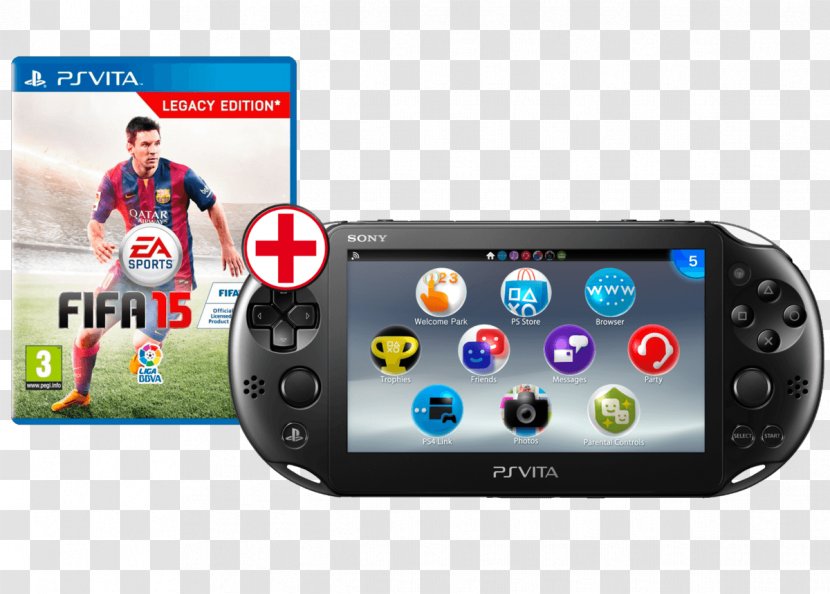 PlayStation 3 FIFA 14 Vita PSP - Video Game Consoles - Ps Transparent PNG