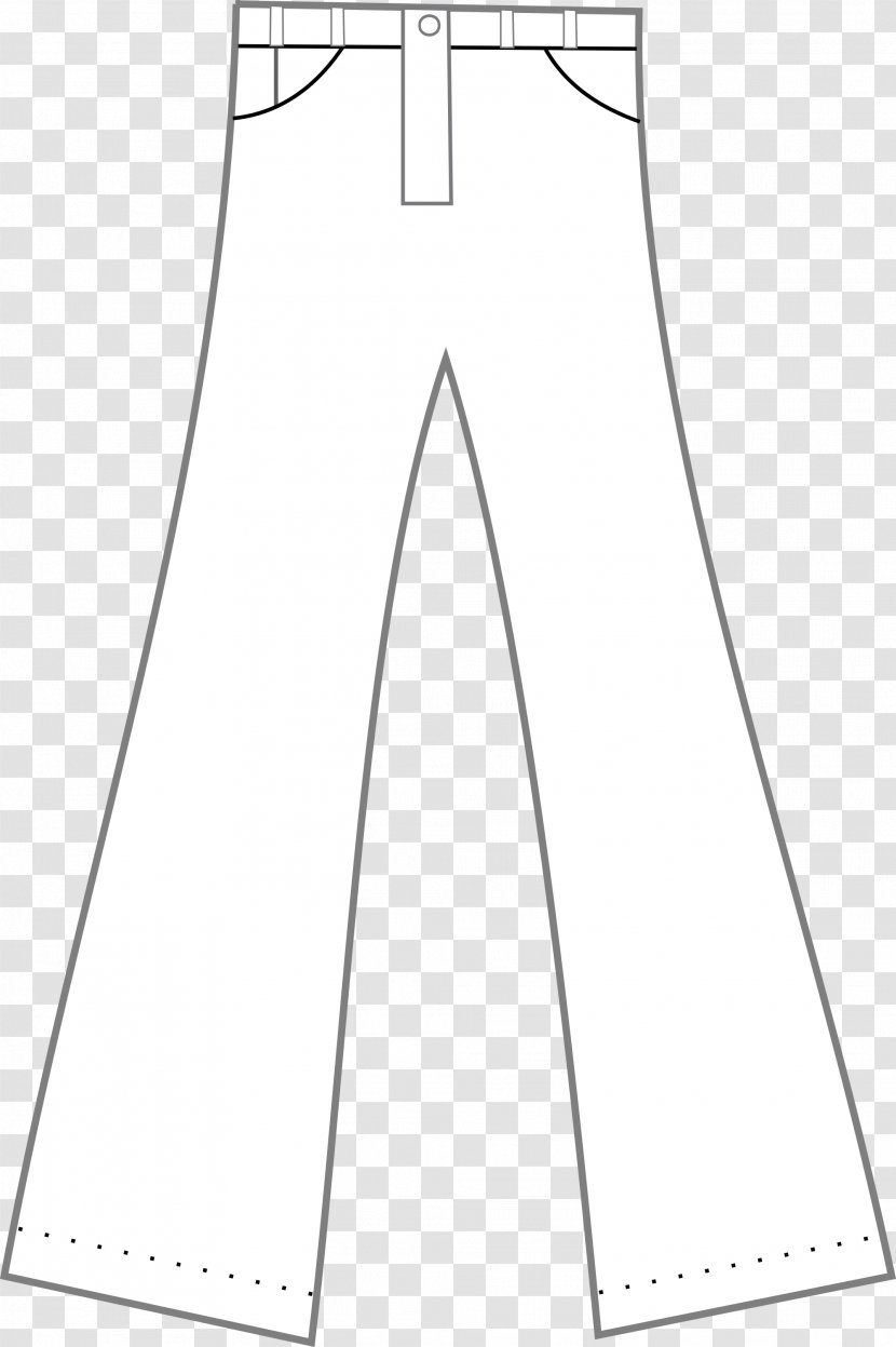T-shirt Pants Clothing Clip Art - Outerwear - Trousers Clipart Transparent PNG