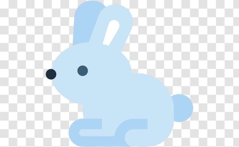 Hare Domestic Rabbit Easter Bunny Pet - Blue Transparent PNG