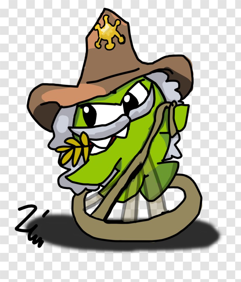 Cut The Rope Drawing Fan Art Game Cowboy - Om Nom Transparent PNG