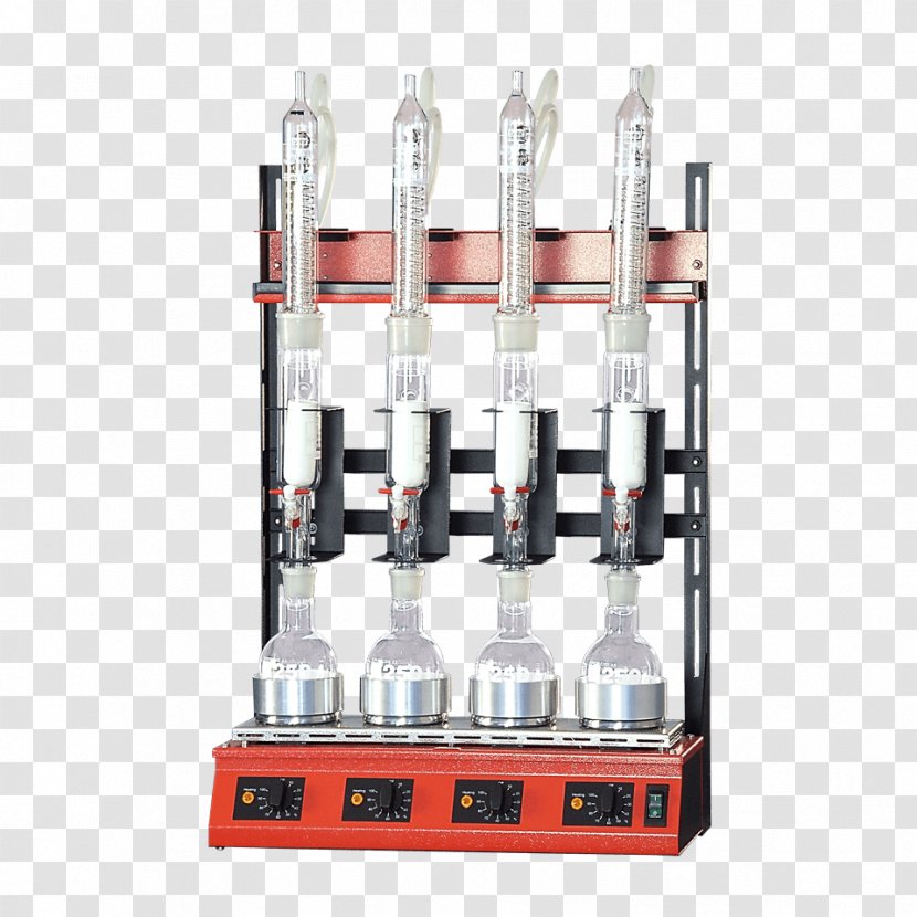 Soxhlet Extractor Extraction Laboratory Fat Oil - Machine Transparent PNG