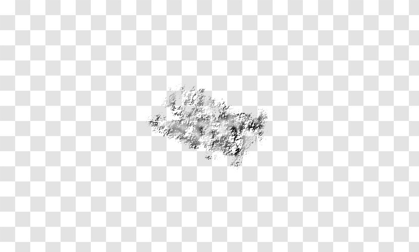 Black And White Painting Brush Tree - Paint Smudge Transparent PNG