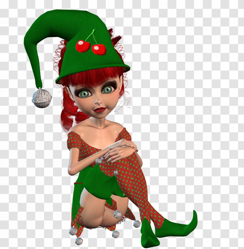 Christmas Elf Ornament Doll - Figurine Transparent PNG