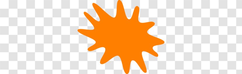 Black Clip Art - Orange Splat Cliparts Transparent PNG