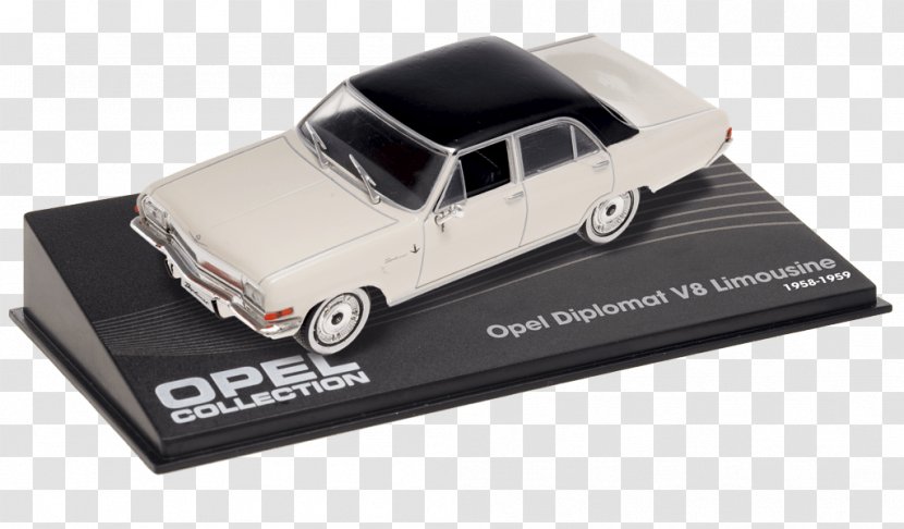 Opel Rekord P1 Diplomat Car Kadett - Diecast Toy Transparent PNG