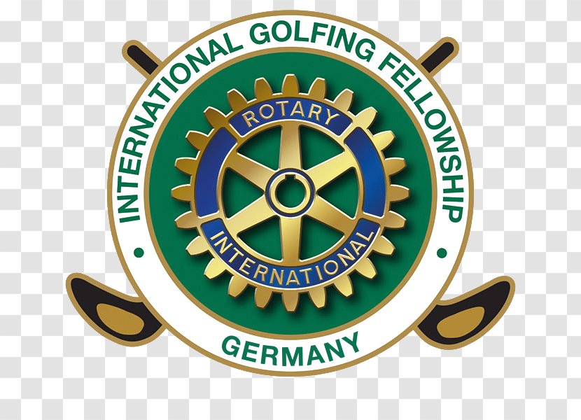 Rotary International President Cortland Golf Emblem - Badge - Club Of Calgary Transparent PNG