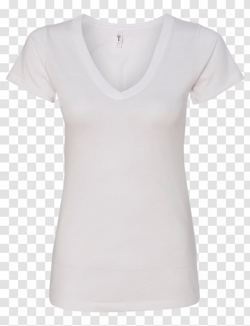 T-shirt Collar Blouse Sleeve - Textile - White Transparent PNG