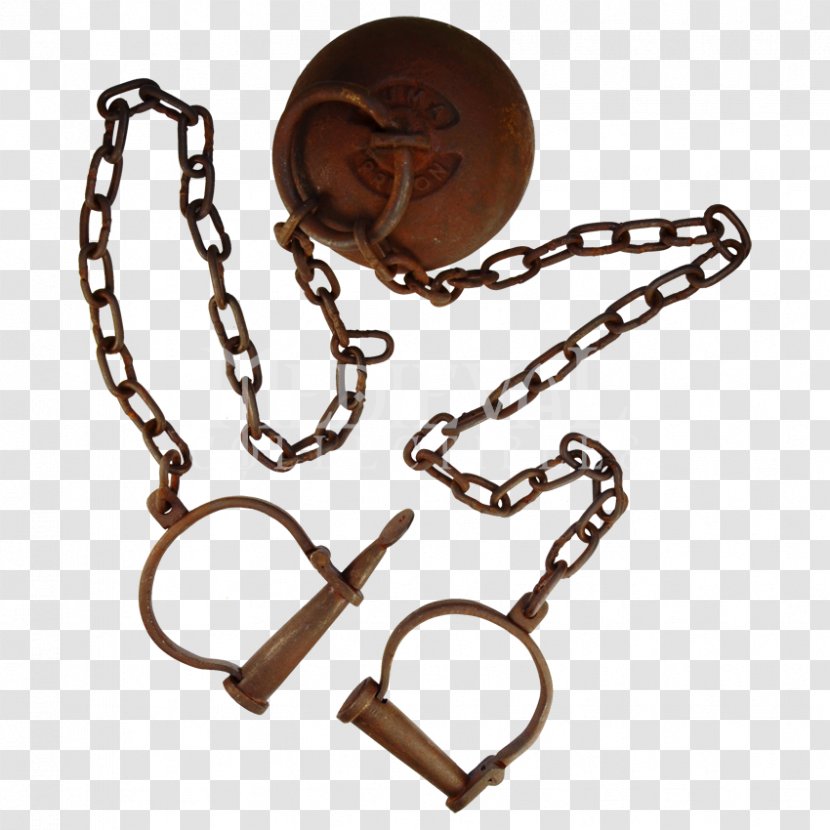 Ball And Chain Prisoner Mail - Padlock Transparent PNG