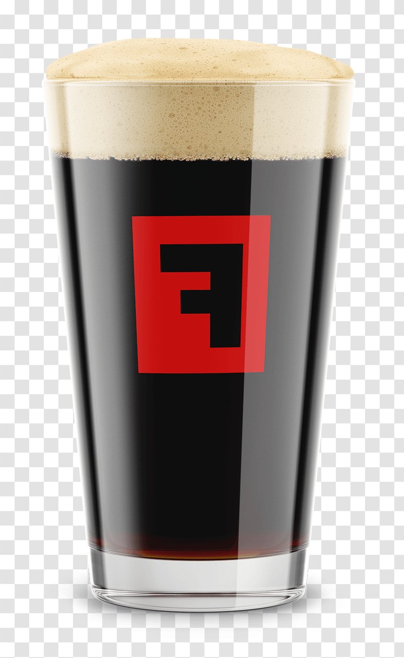 Pint Glass Fullsteam Brewery Beer Brown Ale Imperial - Flower Transparent PNG