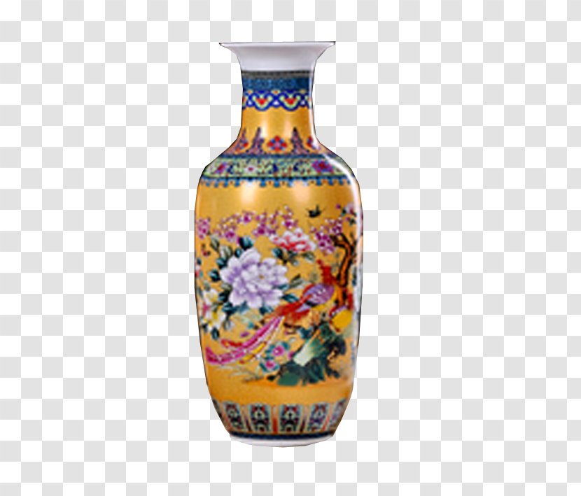 Jingdezhen Vase Ceramic Porcelain Ornament - Bedroom Transparent PNG