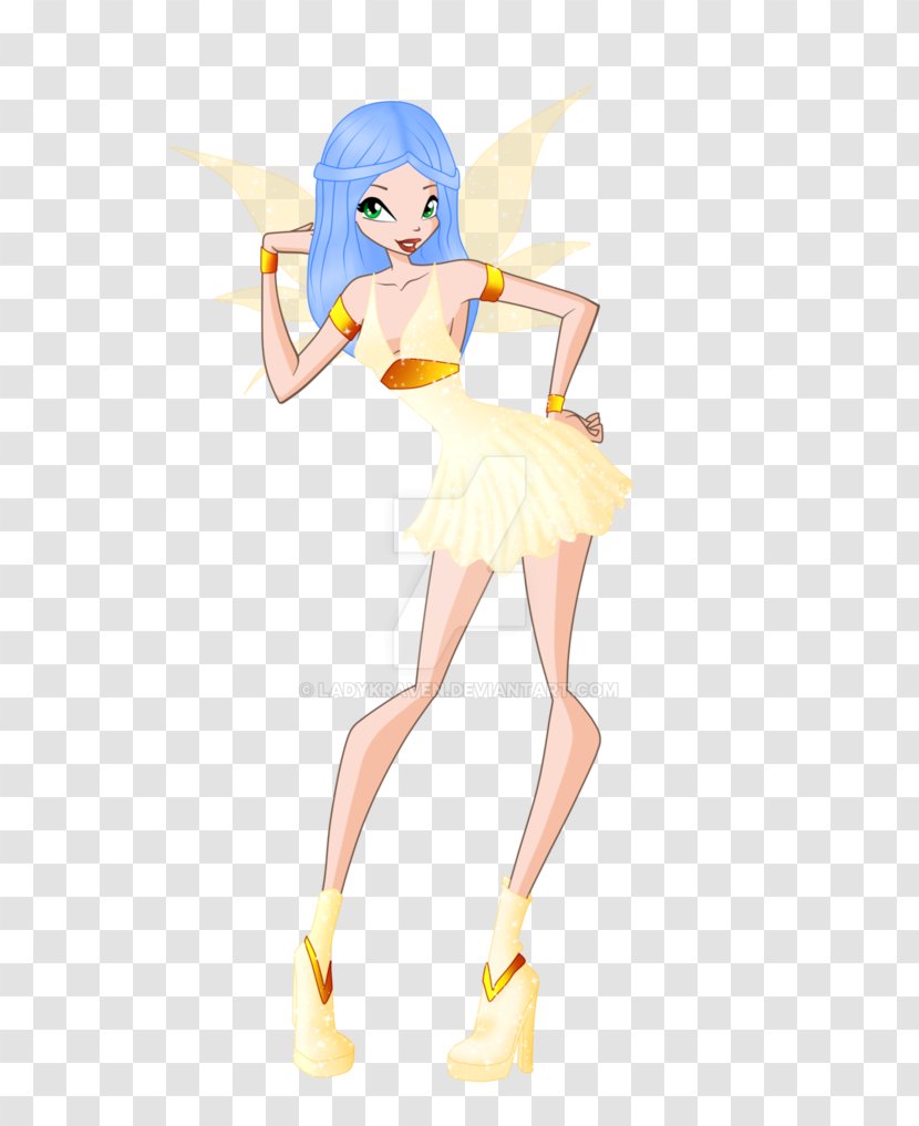 Fairy Animated Cartoon Figurine - Flower Transparent PNG