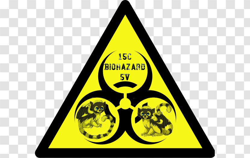 Biological Hazard Vector Graphics Clip Art Sign Symbol - Triangle Transparent PNG