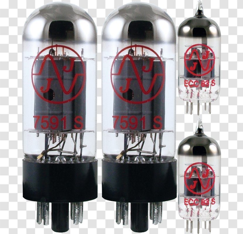 Guitar Amplifier Vacuum Tube 12AX7 Valve EL84 - Jet Transparent PNG