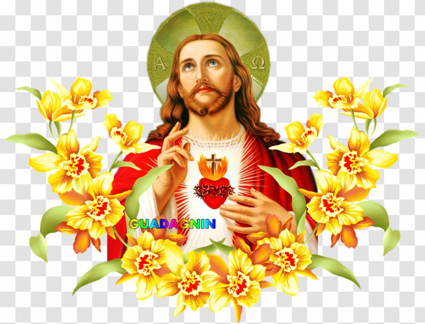 Jesus Cut Flowers Easter Floral Design - Smile - PASQUA Transparent PNG