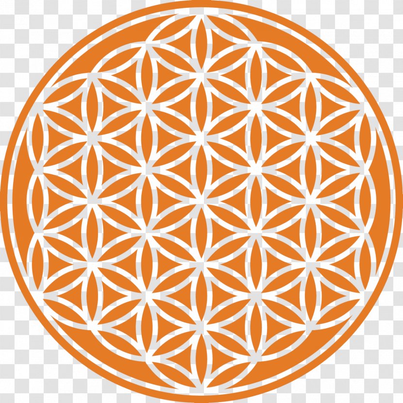 Overlapping Circles Grid Sacred Geometry Art Drawing - Digital - Design Transparent PNG