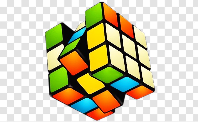 Rubik's Cube 3D Free Jigsaw Puzzles Professor's - Yellow Transparent PNG