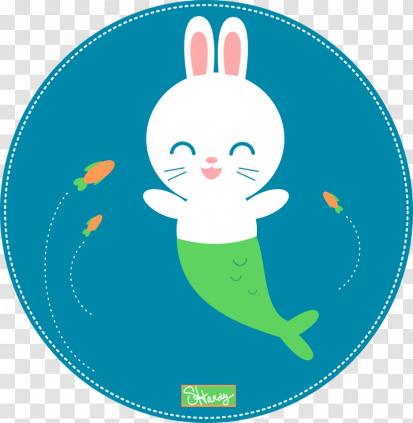 Illustration Clip Art Product Animal Line - Green - Mermaid Cute Transparent PNG